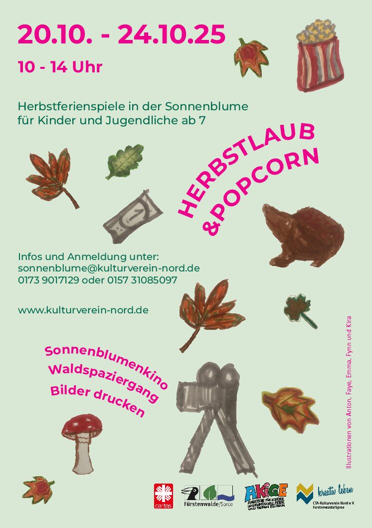 HERBSTLAUB & POPCORN – Herbstferienprogramm 2025