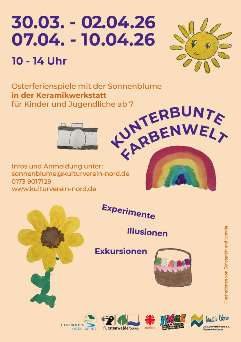 KUNTERBUNTE FARBENWELT – Osterferienspiele 2026